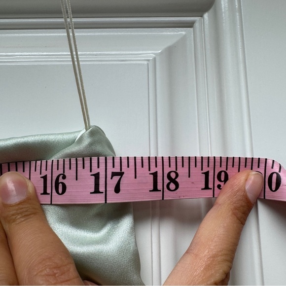 Significant Other Mint Green One-Shoulder Satin Dress - Picture 6 of 12